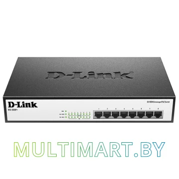 Коммутатор D-Link DES-1008P+/A1A